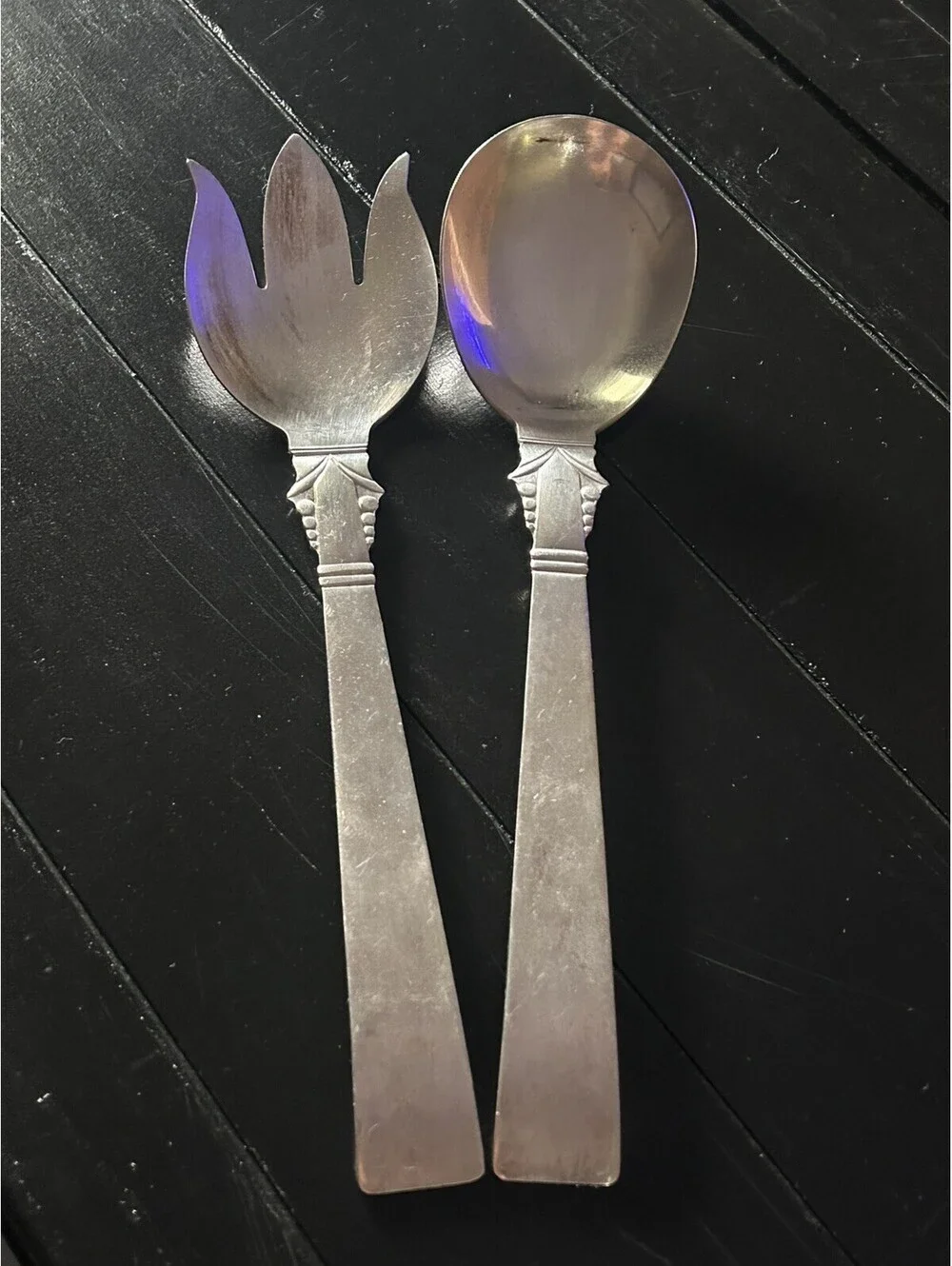 Vintage Masterpiece Silver Plated Serveing Set Fork&Spoon F.B. Rogers Japan 60’s